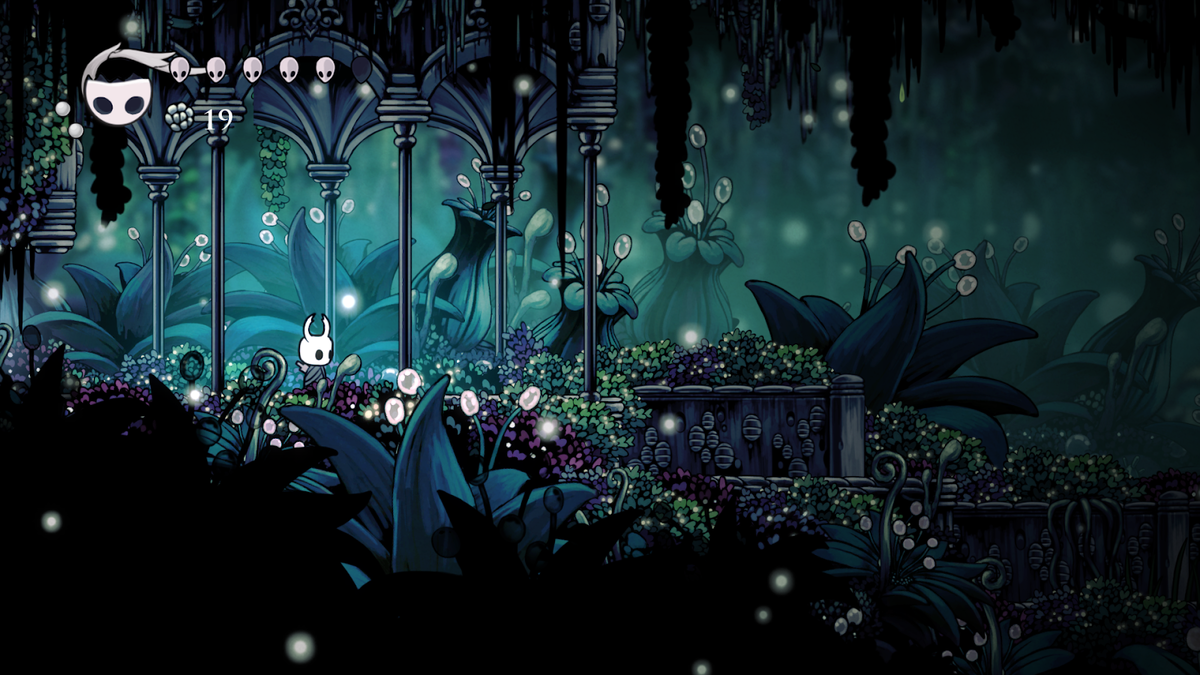 Hollow knight темная комната зеленая тропа