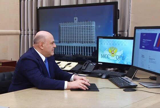    Михаил Мишустин в онлайн-формате проголосовал на выборах президента России