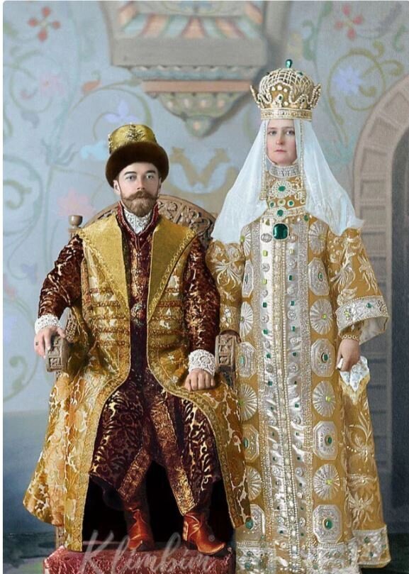 Николай II и Аликс.