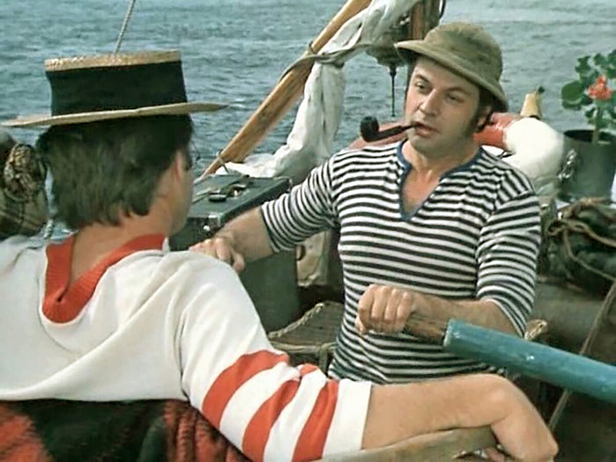 Александр Ширвиндт в фильме «Трое в лодке, не считая собаки», 1979 год.