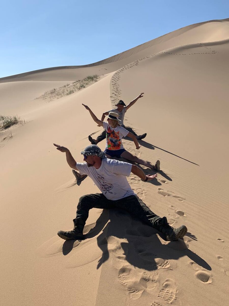 Монголия. Песчаный бархан