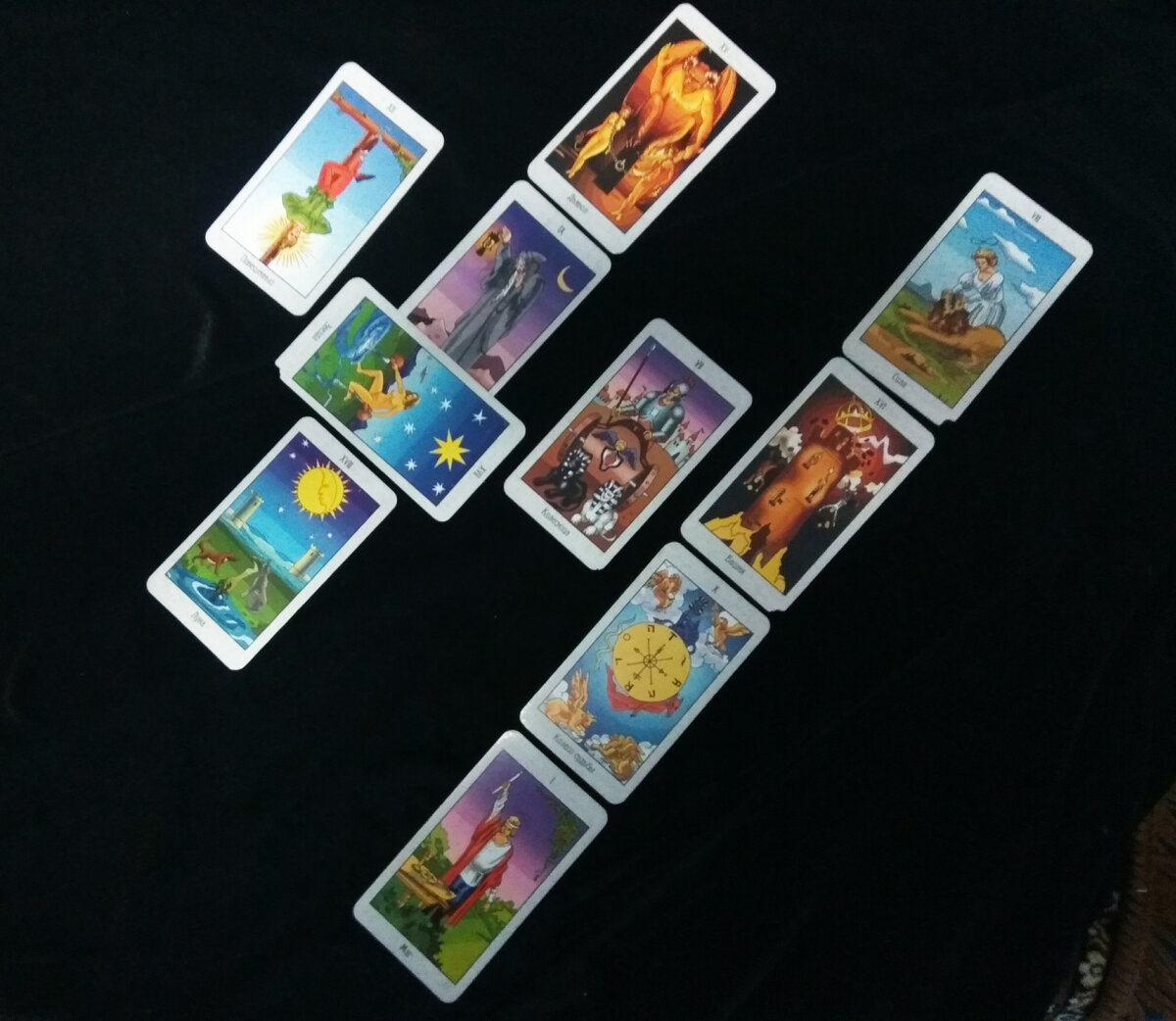 Кельтский Крест для Козерогов - Гадание на старших арканах