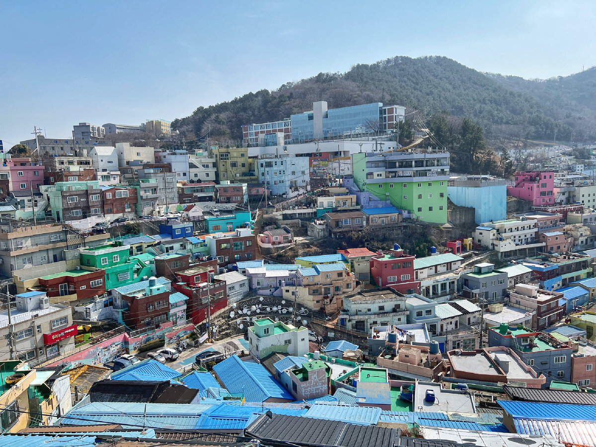 Деревня Камчхон в Пусане. Фото автора 