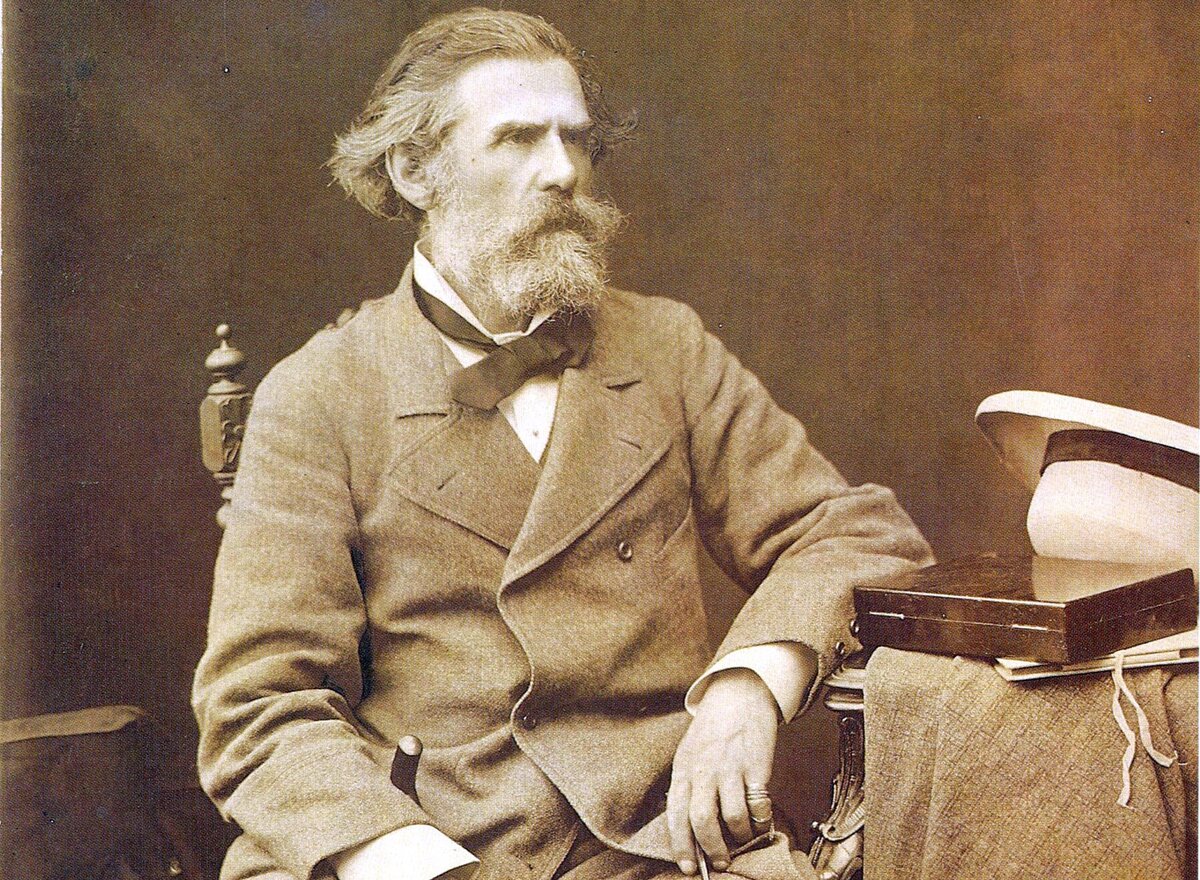 Фотопортрет А.П. Боголюбова работы А. О. Карелина, вторая пол. 19 в. 