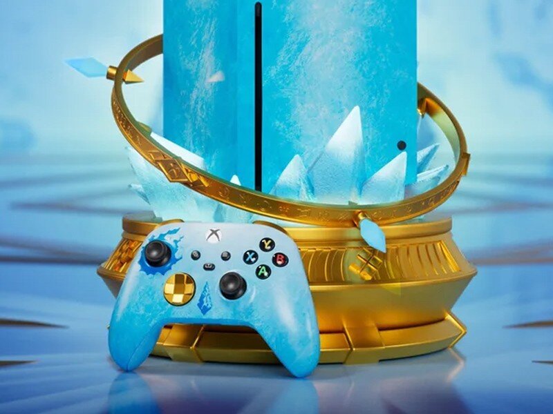    Microsoft выпустила ледяную Xbox в стиле Final Fantasy XIV