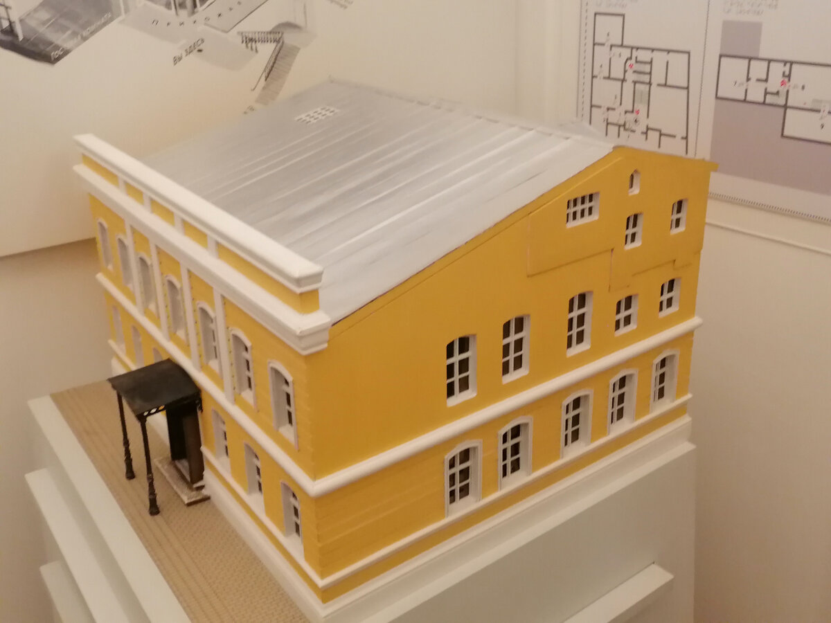 Макет дома-музея М.Цветаевой.