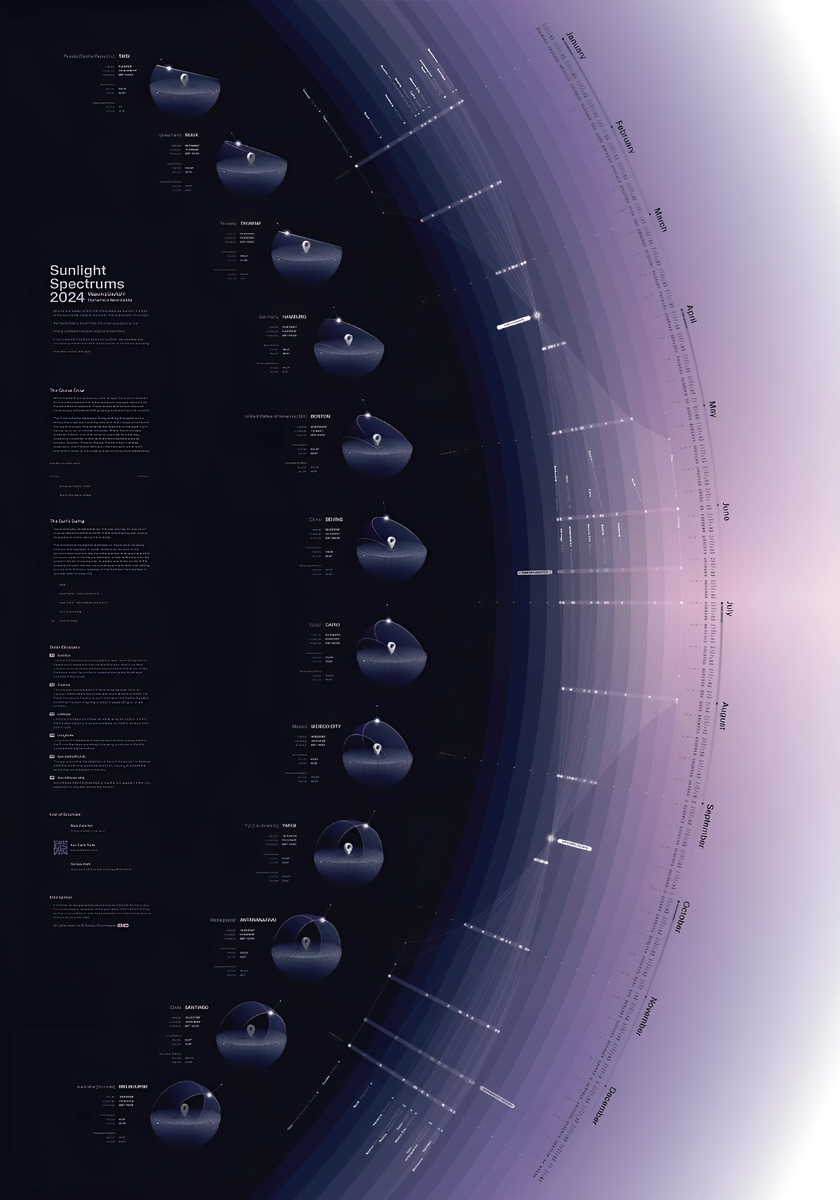 Календарь "Спектры солнечного света 2024".
