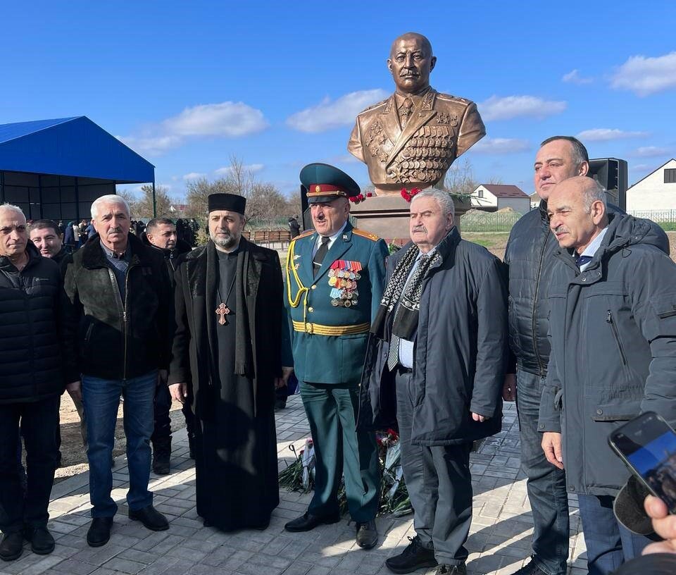 12 марта 2024 года на Ставрополье в селе Эдиссия прошла тожественная церемония по открытию бюста славного сына армянского народа, легендарного маршала Советского  Союза дважды Героя Советского  Союза-18
