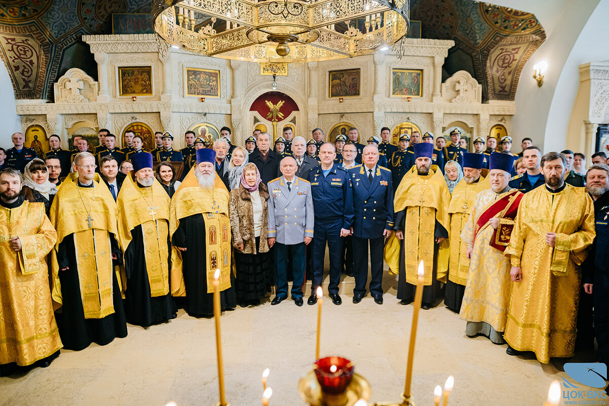 15.03.2024 г. 15 марта состоялись торжественная церемония передачи иконы-складня «Спас Нерукотворный» Храму Вознесения Господня за Серпуховскими воротами – Главному Храму Воздушно-космических сил.-2