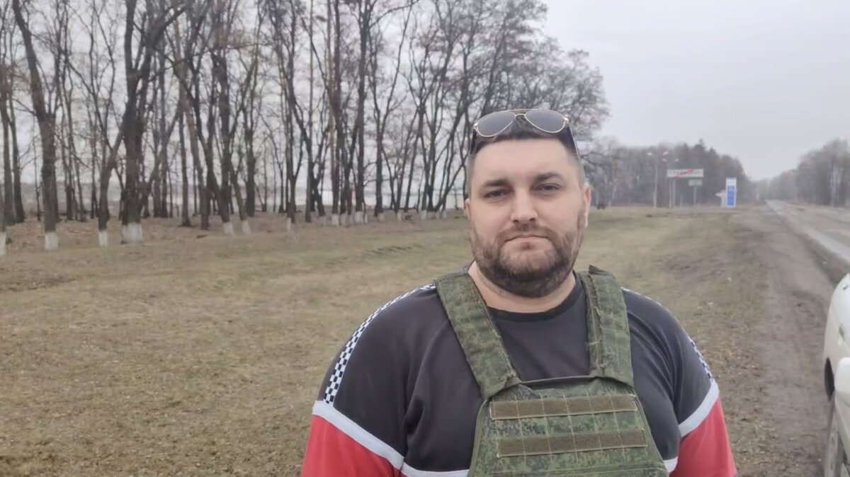    Волонтёр Виталий Штыленко. Фото: Царьград