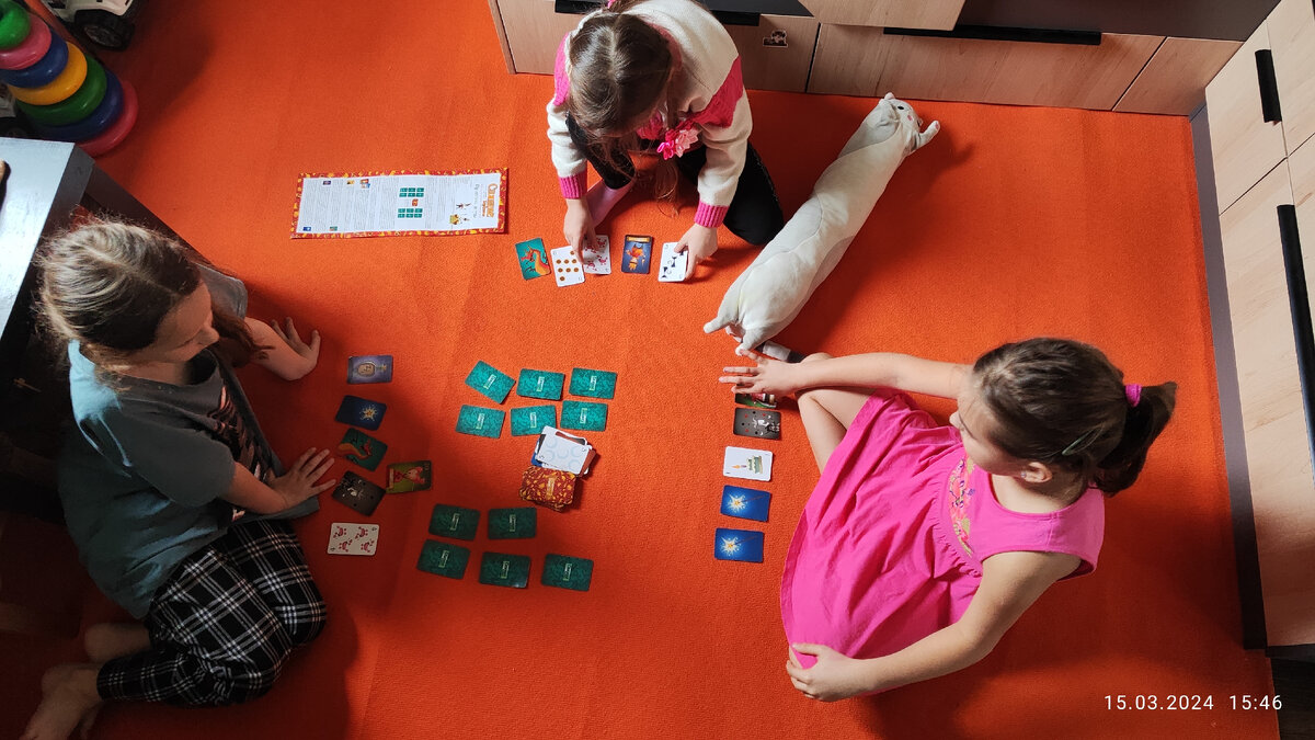 Играют вместе с подругой Лизы