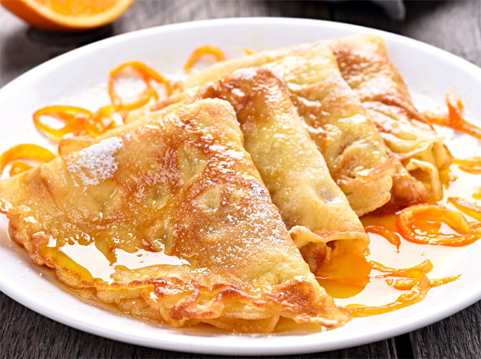 Французские блинчики Креп Сюзетт украсят любой стол / Фото из открытых источников