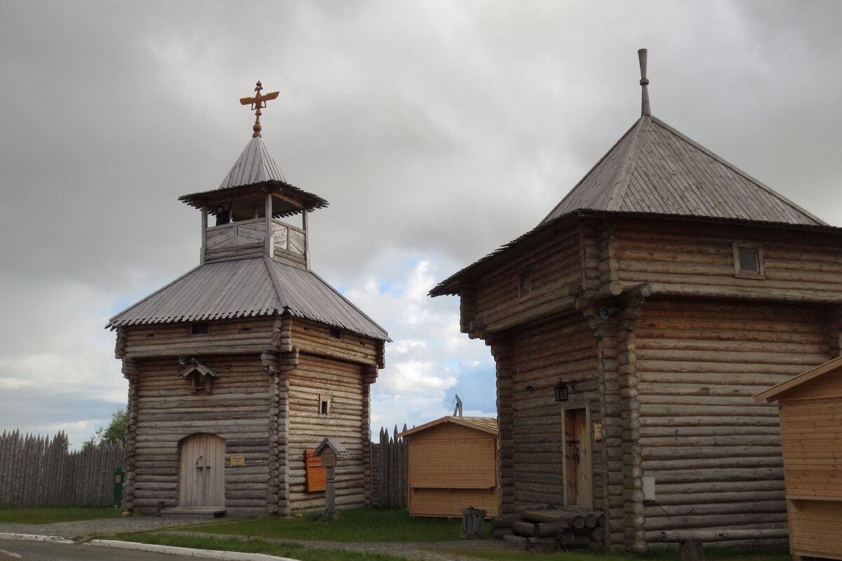 Обдорский острог (реконструкция).