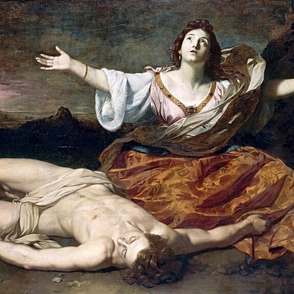 "Геро и Леандр». Николя Ренье, 1626 г.