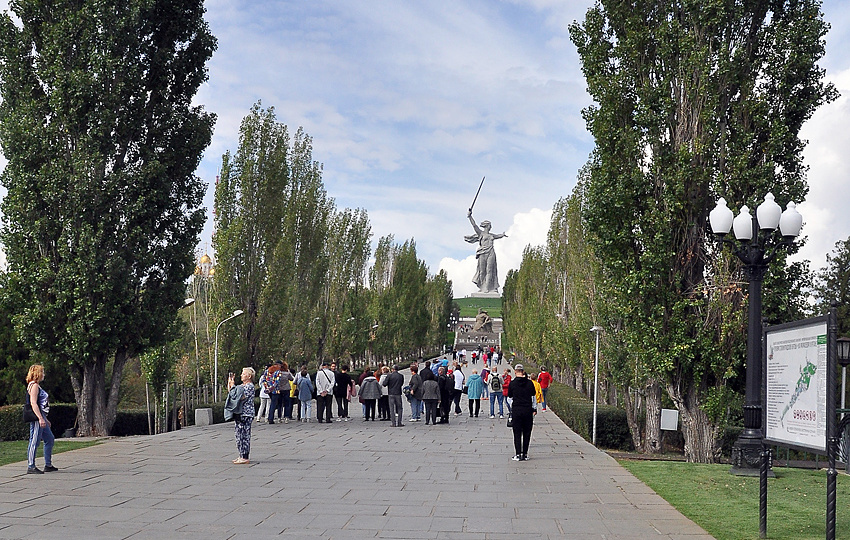 Первые шаги к вершине Мамаева кургана. Волгоград, часть 19