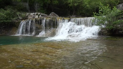 Водопады реки Жане неподалеку от Геленджика
