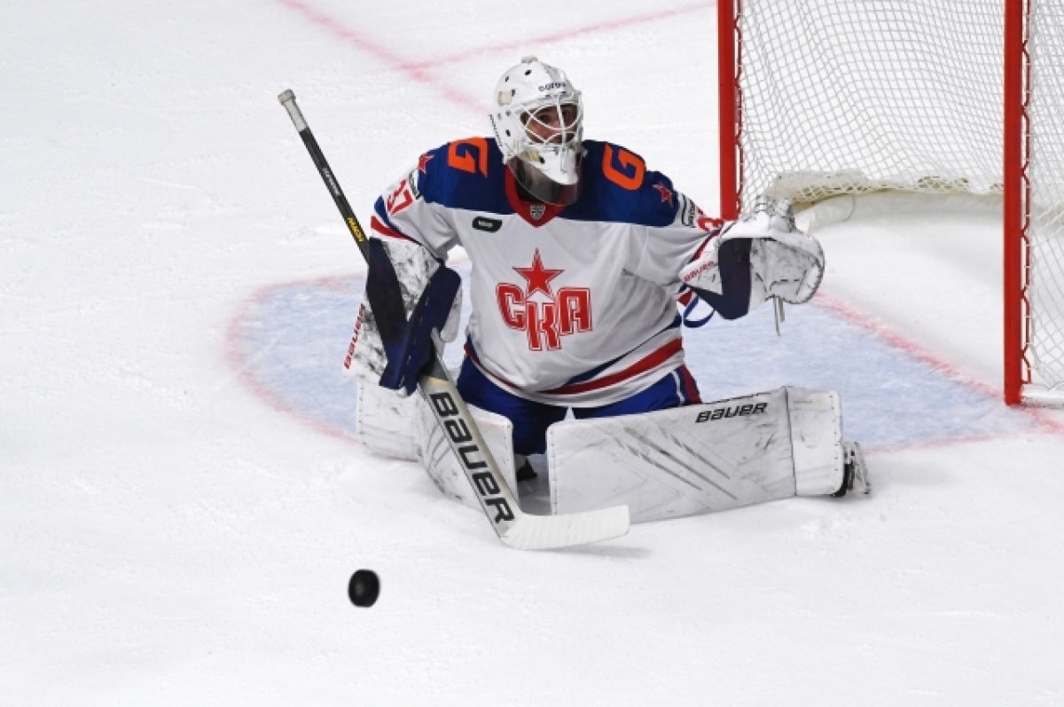    Вратарь СКА Плешков установил мировой рекорд по количеству сейвов за матч