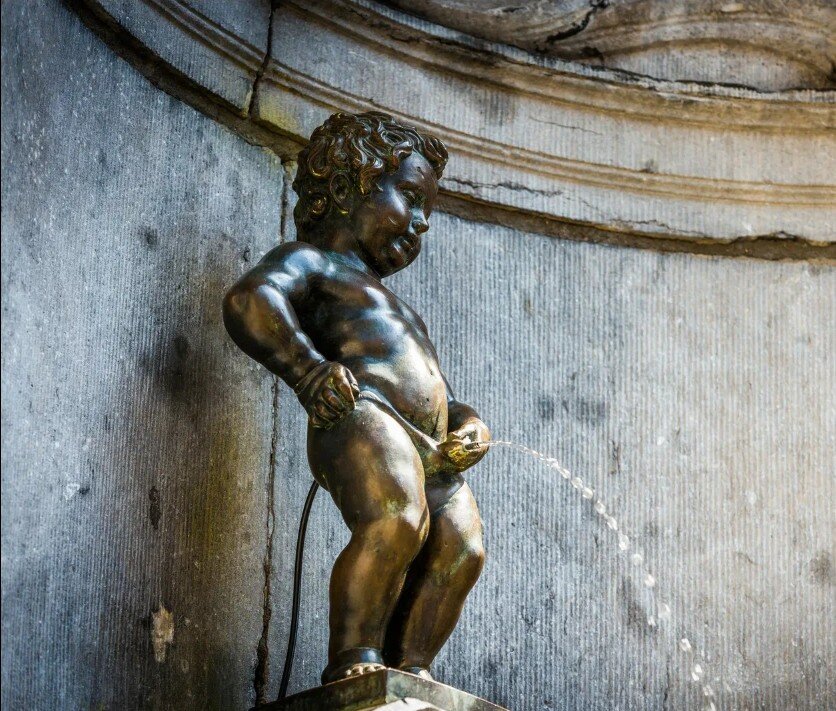 Писающий мальчик в Голландии, из интернета.