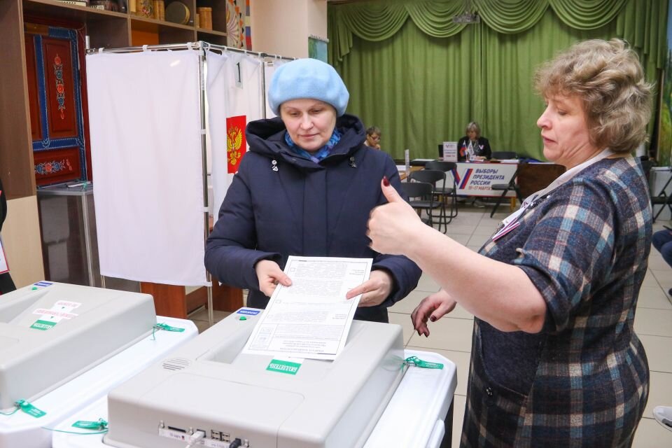    Выборы президента в Барнауле . Источник: Виталий Барабаш/"Толк"