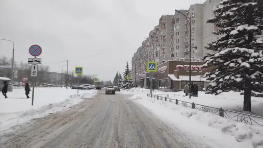 Обнинск.Обзор города на авто. 12 декабря 2023 г.