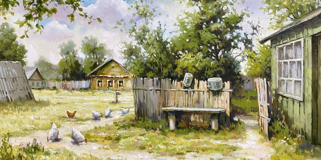 Снится мне деревня, Родина моя | Лирическая живопись Натальи Головиной