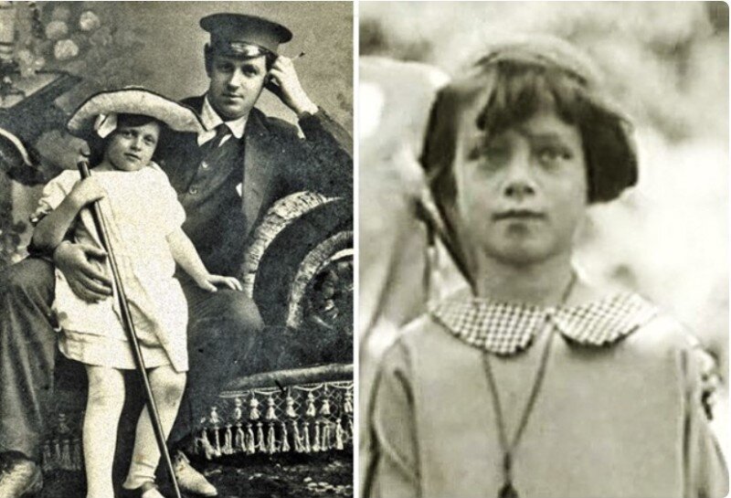 Таня в детстве