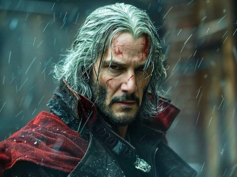    Джекпот. Нейросеть показала Киану Ривза в роли Данте из Devil May Cry