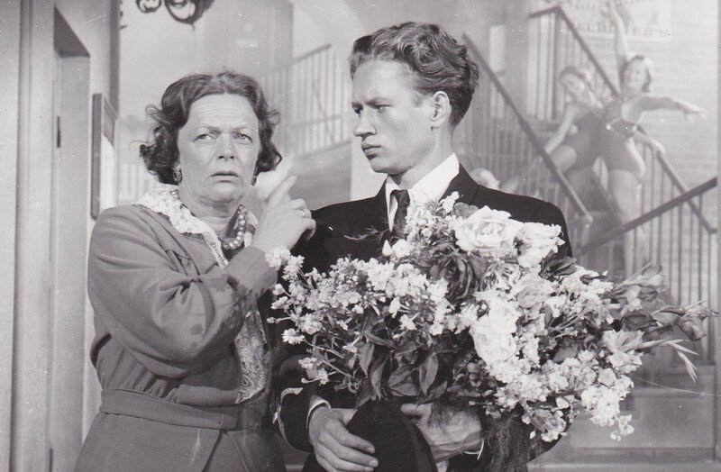 Фото со съёмок фильма «Укротительница тигров» (1954). Кинопоиск.ру.