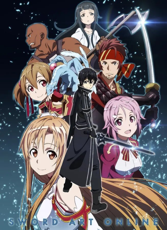 Постер аниме «Мастера меча онлайн»   📷