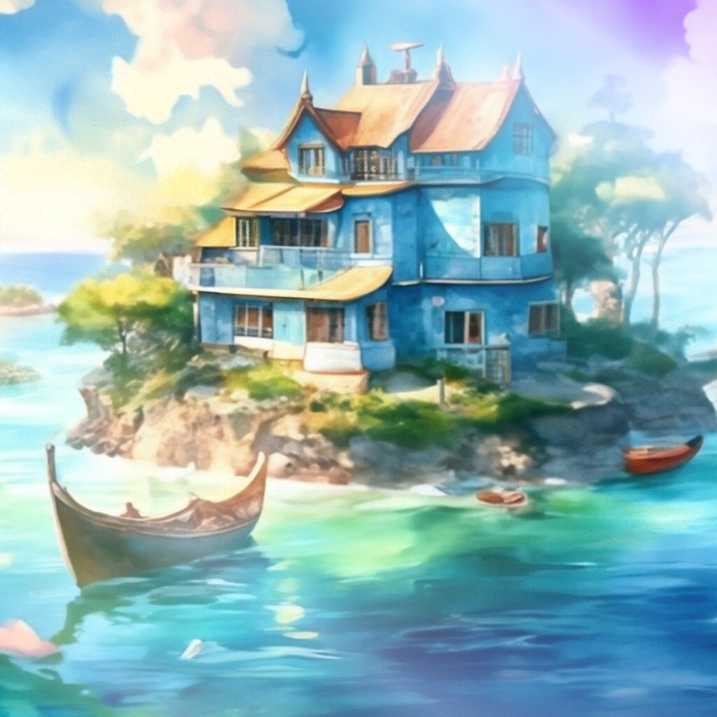 Плавучий дом ( нейросеть) 