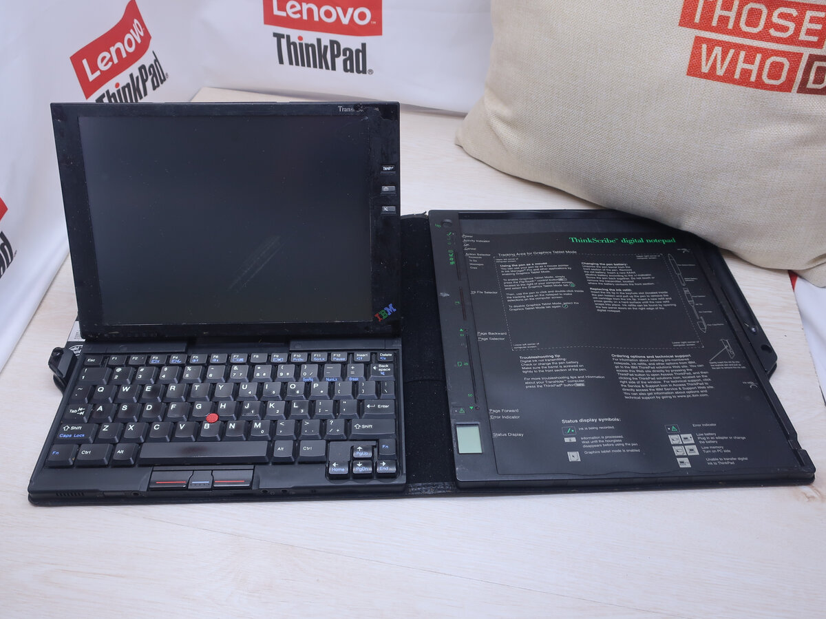 Внешний вид IBM ThinkPad TransNote
