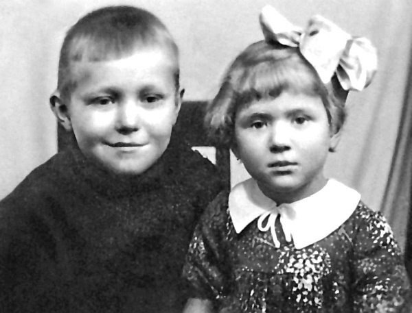 Галина Польских в детстве