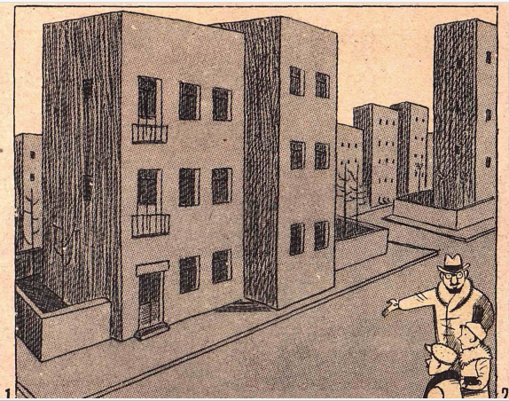 Художник Ю.Ганф журнал "Крокодил" №07 1936