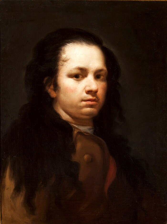 Франсиско де Гойя. Автопортрет. Около 1773-1775 годов.