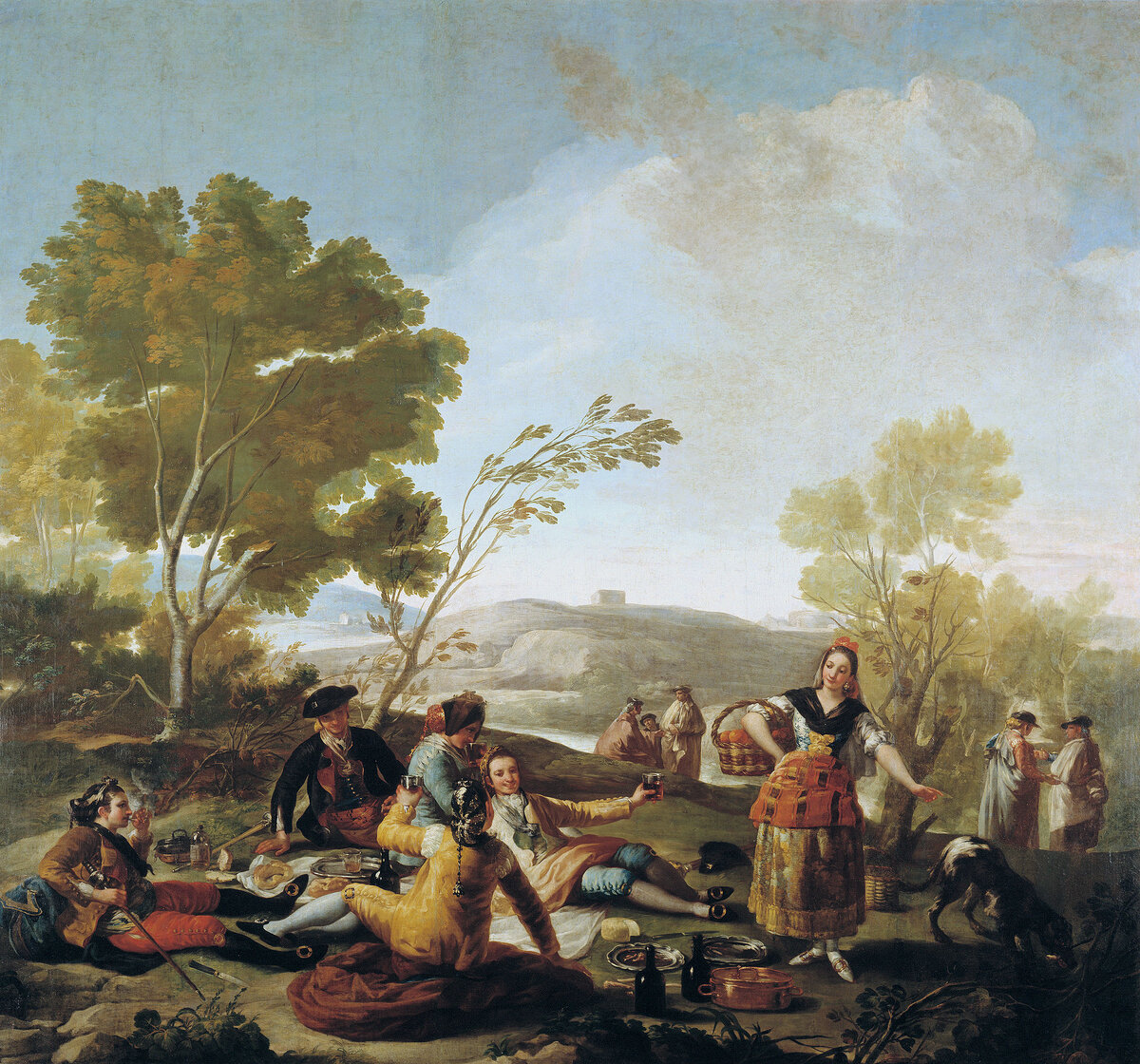 Полдник на берегу Мансанареса. 1776г.