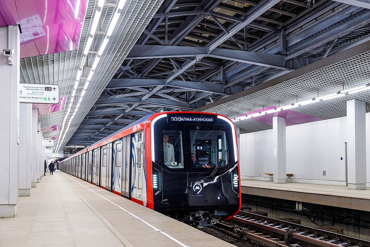 Поезд "Москва-2024" на станции "Технопарк" Замоскворецкой линии. Фото: Мос.ру