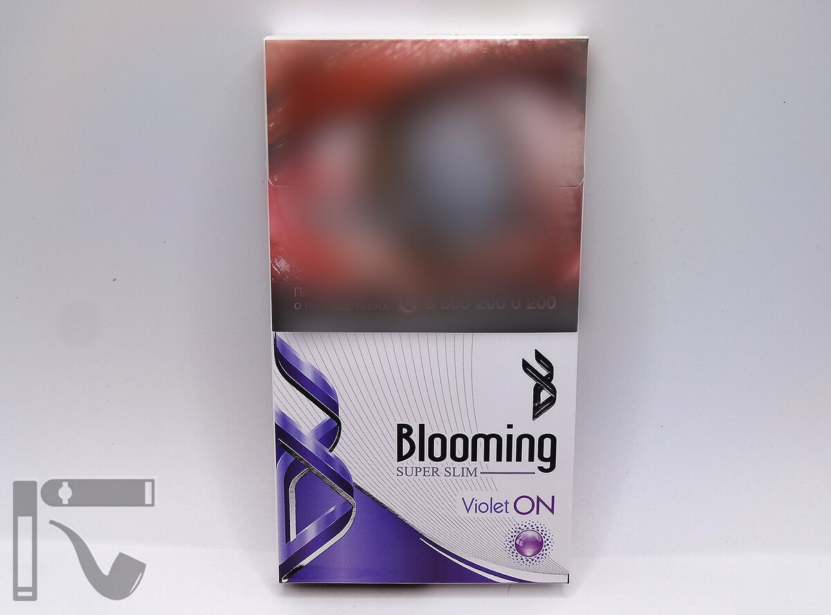 Сигареты Blooming Violet. Фото:©канал "Уголок Курильщика"