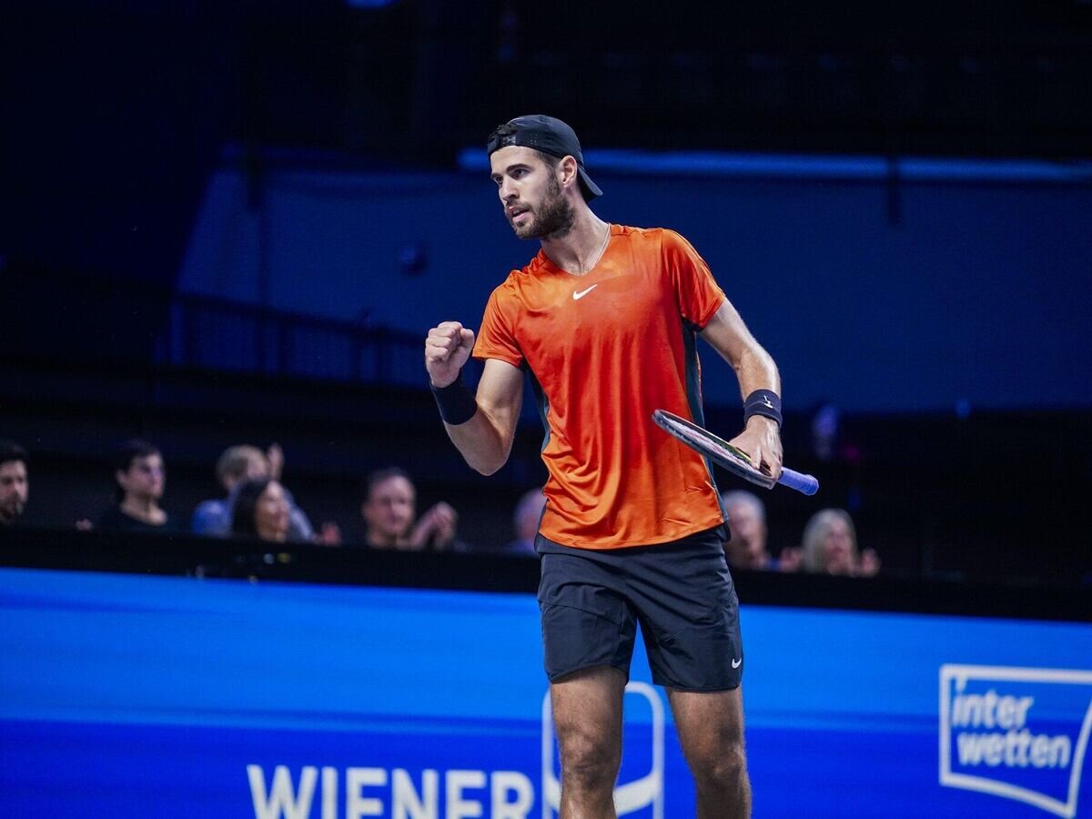    Российский теннисист Карен Хачанов© Фото : Пресс-служба ErsteBankOpen