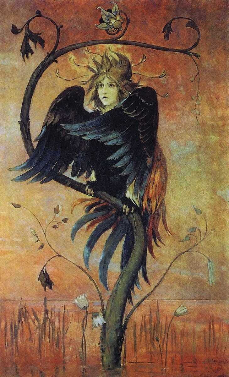Васнецов. Гамаюн, птица вещая. 1897. Холст, масло.