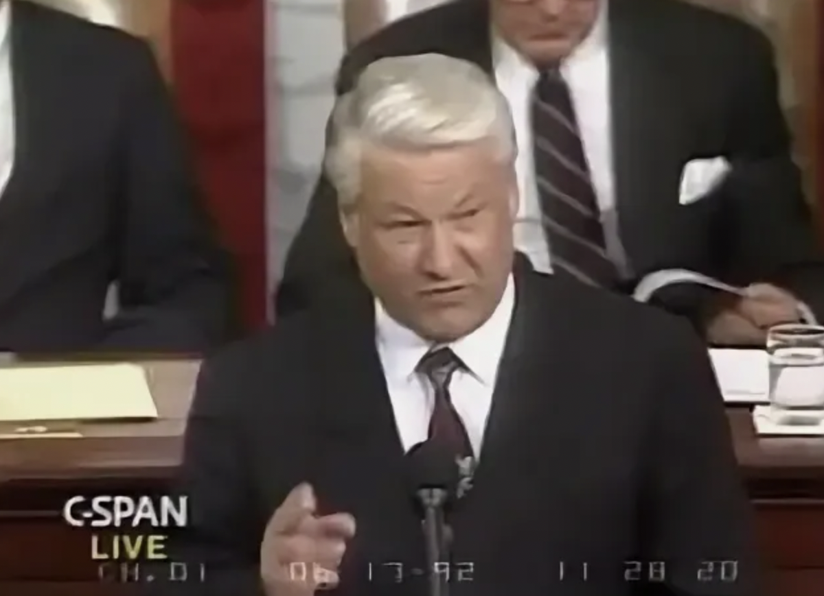 В США. 