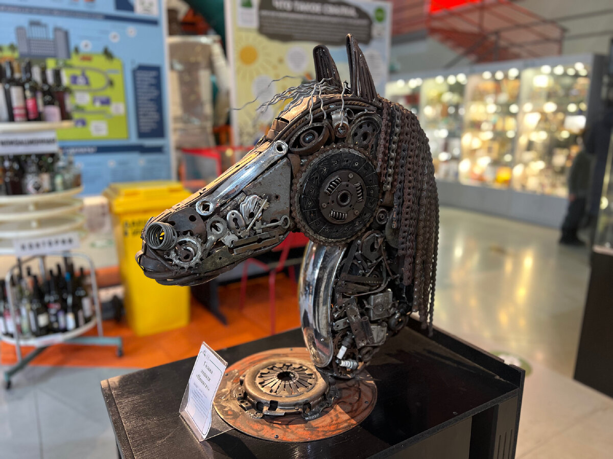 Голова лошади «Инцитат». Автор - Сергей Панков, г. Вязники