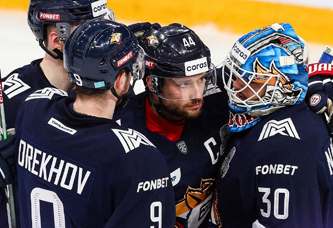 "Магнитка" повела 1-0 в серии со "Спартаком". Фото: КХЛ