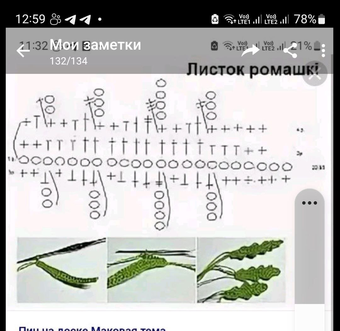 Вязание листика крючком для начинающих