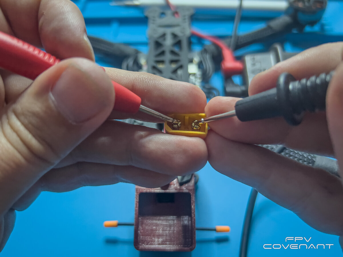 Проверка отсутствия замыкания между силовыми проводами