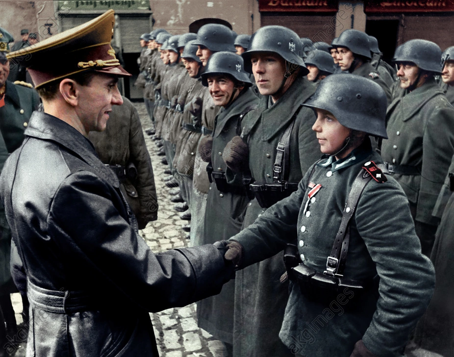Геббельс на Восточном фронте, март 1945 года
