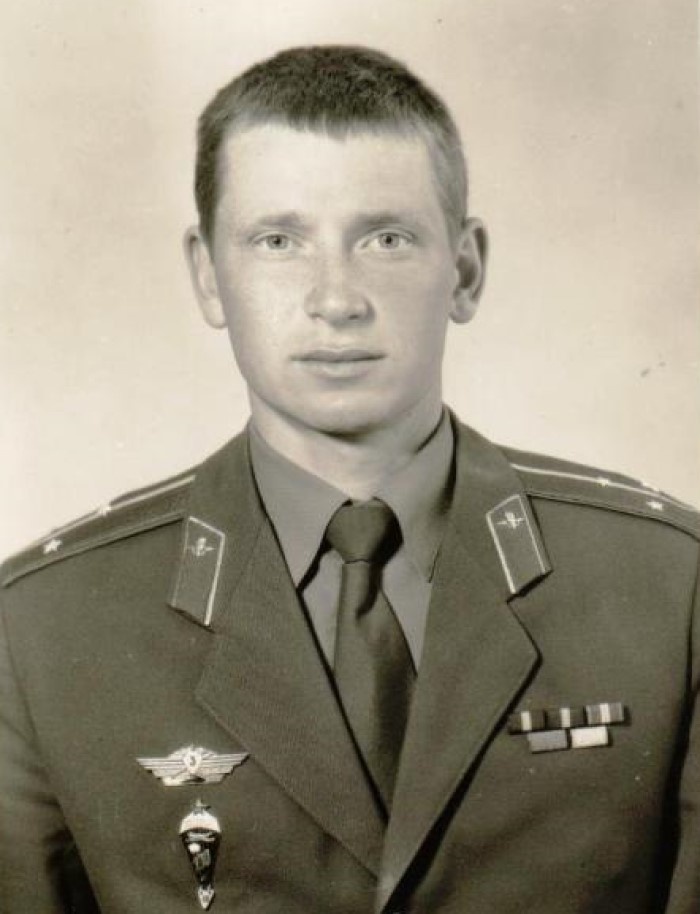Командир РГСпН-424 Евгений Барышев