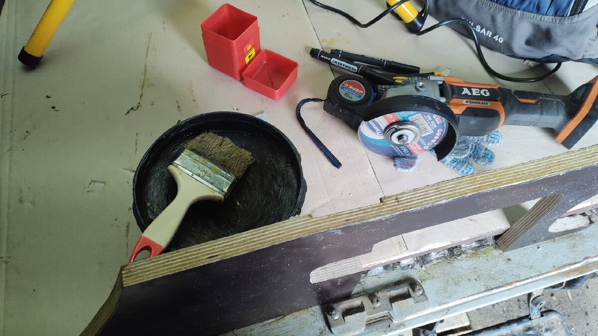 Промасливание тоцов пола