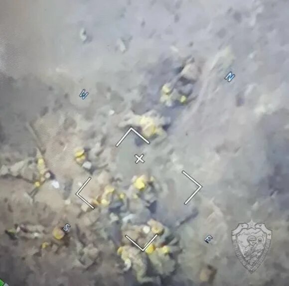 Трупы ВСУ, вид с дрона вблизи границы с Белгородской областью