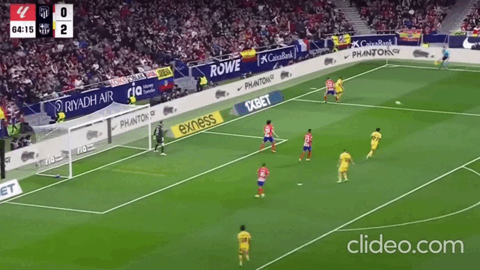 3-й гол в ворота "Атлетико"