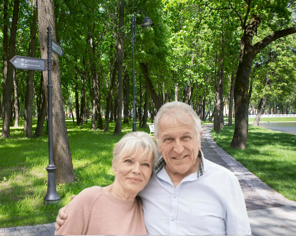 Анна с мужем. Полезно для пенсионера